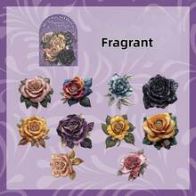 1set Of Six Beautifully Designed Diary Stickers, Diary Materials, And High-End Retro Diy Diary Stickers. - 6PCS - View 6