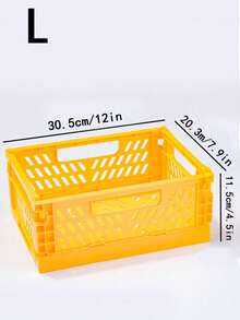 1 chiếc giỏ nhựa mini gấp gọn, dùng để sắp xếp và cất giữ đồ đạc, hộp đựng đồ có thể gập lại, thùng đựng đồ, hộp đựng trang sức, thích hợp cho nhà cửa, nhà bếp, phòng ngủ, phòng tắm, văn phòng. - Nhiều màu - Xem 25