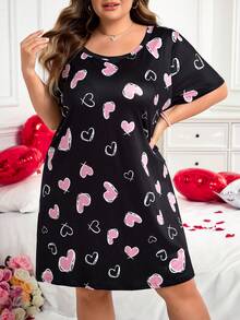 SHEIN CURVE+ CURVE PLUS /Valentine's Day/Large Solid Color Chest Gathering Effect Jumpsuit, Jumpsuit Shapewear, Transparent Shoulder Straps, Backless Design - Multicolor - View 8