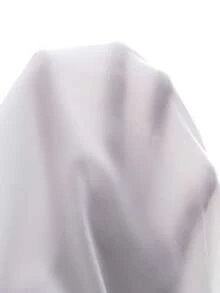 SHEIN 白色褶裥阔腿直筒裤，饰有蝴蝶结，休闲时尚，简约百搭，适合休闲放松和户外活动。 - 白色 - 查看 4