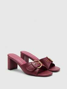 CUCCOO BIZCHIC Women Gladiator Sandals Valentine's Day - Burgundy - View 2