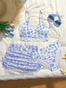 Blue and White