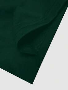 Glimmora Men's Casual Fashion Street Daily Commute Racing Slogan Print Loose Fit Short Sleeve T-Shirt, Summer - Army Green - View 5