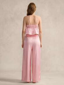 女士睡衣套装 - 粉色 - 查看 2