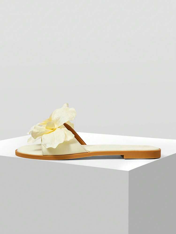 WOMEN'S SIMPLE FLORAL ROUND TOE FLATS, ELEGANT COMFORTABLE SLIP-ON CASUAL DRESS SHOES FOR WORK, DATE, PARTY, FORMAL OCCASIONS FOR CHRISTMAS SPRING SHOES SUMMER SHOES