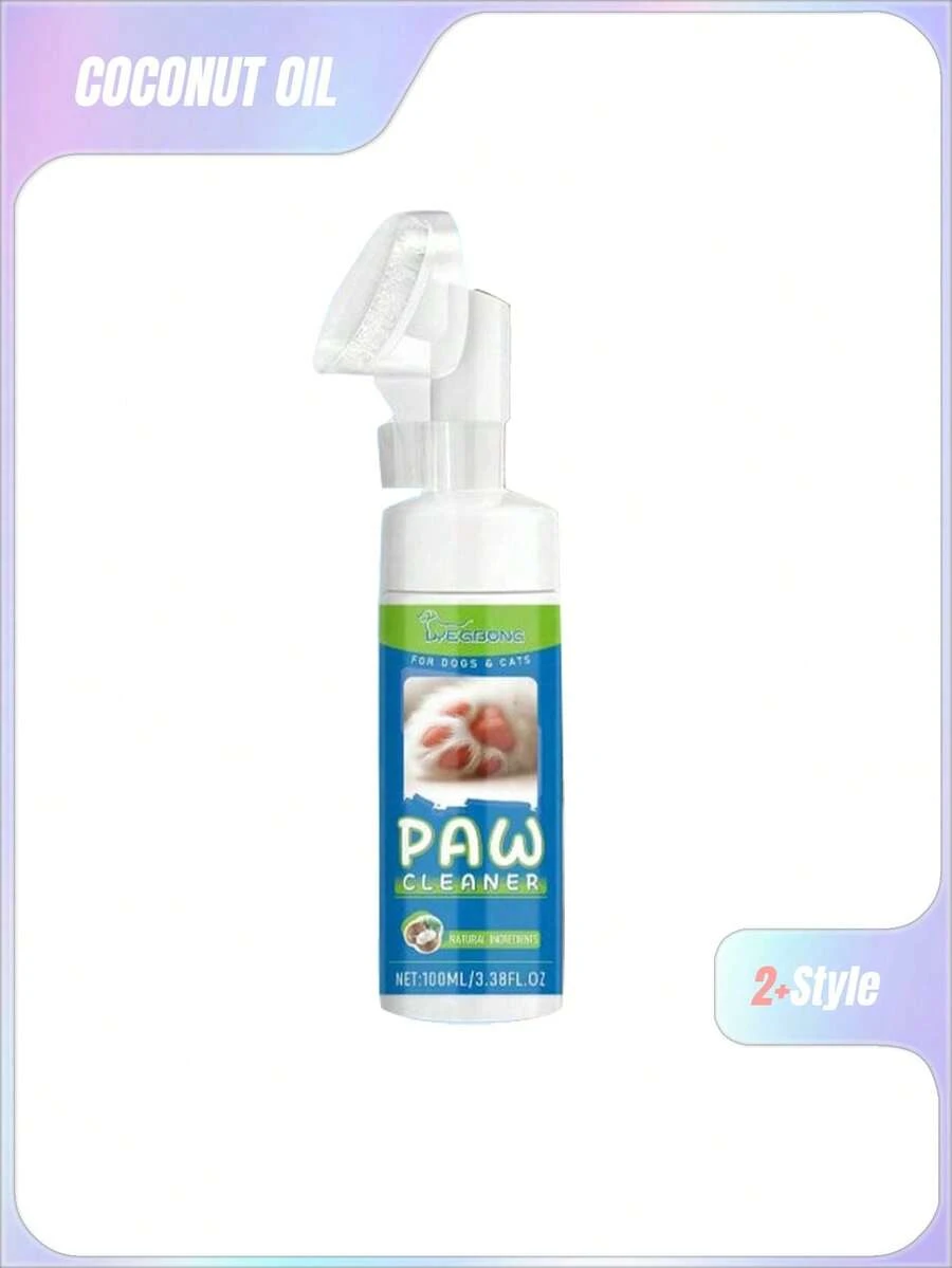 宠物爪子清洁剂 - 犬猫爪子清洁液,用于清洁爪垫和足部护理泡沫 - 100ml - 查看 1