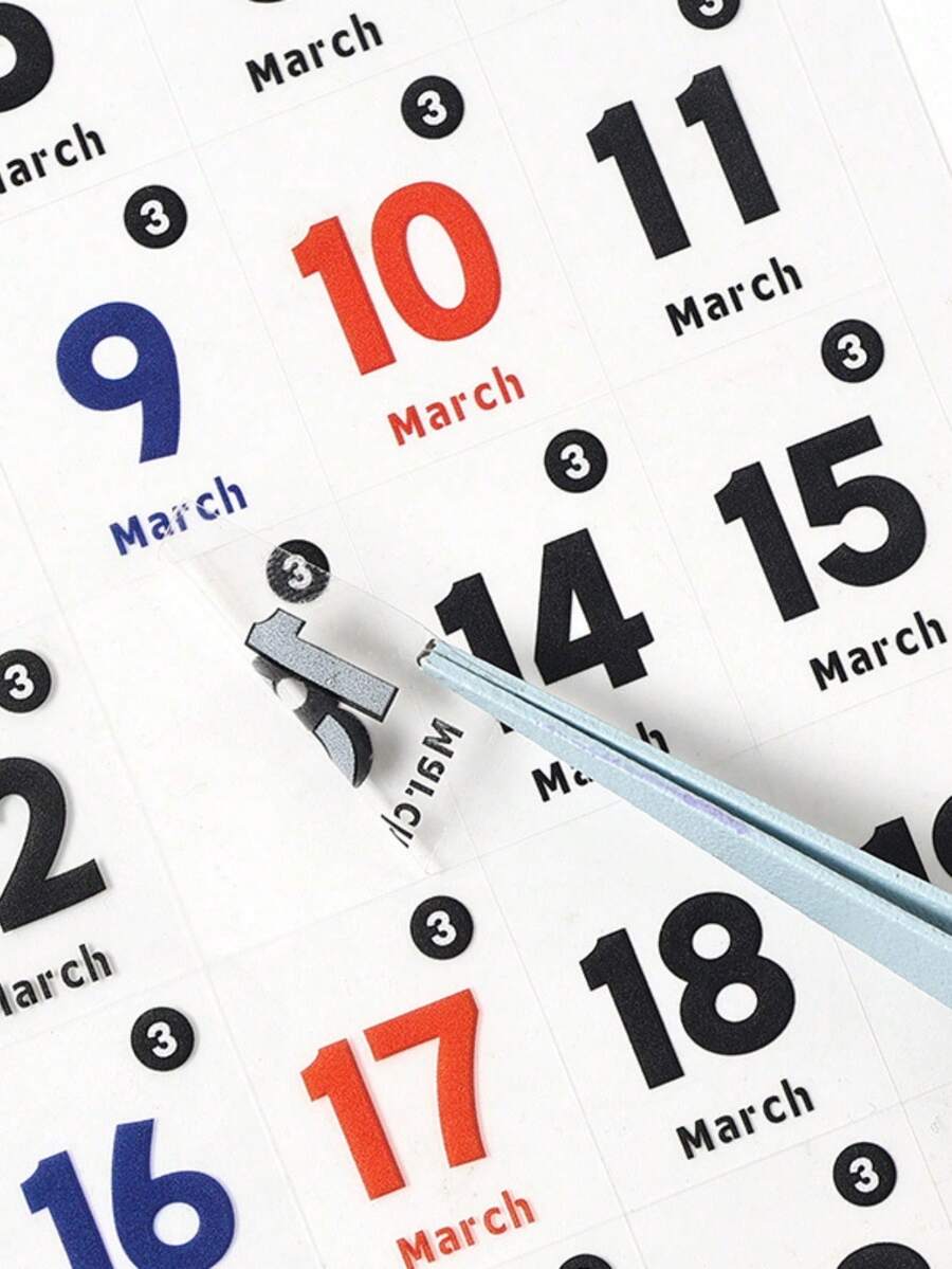 “永恒骏马 365 天每日日记贴纸” - 高品质宠物薄膜切割日记贴纸。 - 彩色 - 查看 1