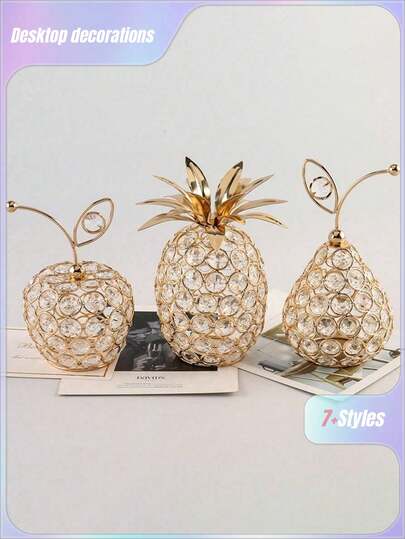 Gold Crystal Makeup Brush Tools Holder Cosmetic Storage Collector Pencil Vase,For Holiday Beach, Bathroom Collection, Bedroom Collection, Large Capacity