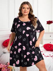 SHEIN CURVE+ CURVE PLUS /Valentine's Day/Large Solid Color Chest Gathering Effect Jumpsuit, Jumpsuit Shapewear, Transparent Shoulder Straps, Backless Design - Multicolor - View 5