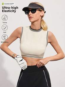 CourtClass 女士高尔夫服装 - 白色 - 查看 1