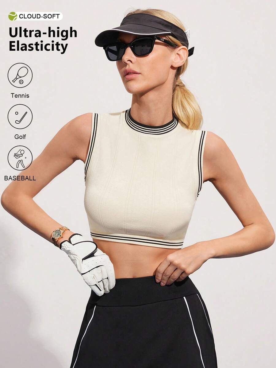 CourtClass 女士高尔夫服装 - 白色 - 查看 1