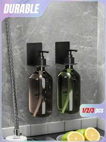 Giá treo dầu gội đầu không đục lỗ bằng thép không gỉ trực tiếp từ nhà máy, giá để xà phòng rửa tay, giá để xà phòng rửa chén, giá để xà phòng rửa tay, giá treo dầu gội đầu, giá treo tường bồn cầu, giá treo không đục lỗ, thép không gỉ - Nhiều màu - Xem 2