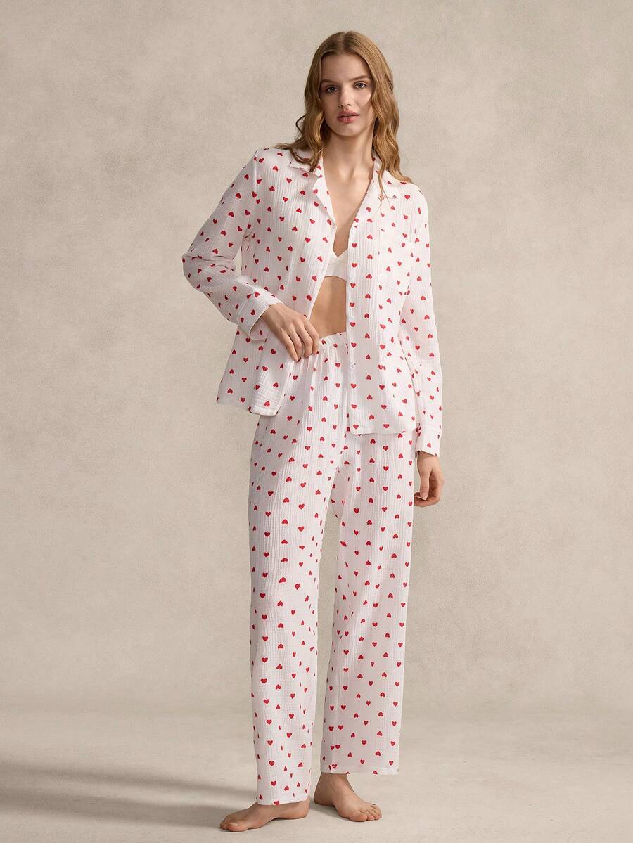 女士睡衣套装 - 彩色 - 查看 1