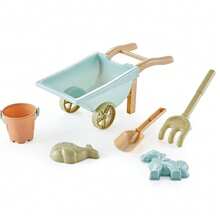 Juego de 5/6 piezas de juguetes de playa, juguetes de agua y playa, carrito de playa, cubo y herramientas para cavar y jugar en la arena, juguetes para castillos de arena, herramientas para cavar en la playa y la nieve, juego de herramientas para cavar en la arena, juegos de juguetes de playa, juegos interactivos para padres e hijos - Multicolor - Ver 3