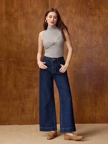 MOTF WOMEN RHINESTONE SUEDETTE FLATS VALENTINE'S DAY - Apricot - View 9