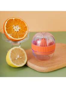 1pc Manual Citrus Juicer | Orange & Lemon Squeezer For Home Kitchen - Multicolor - View 6