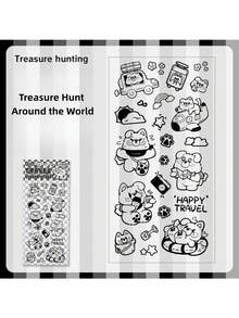 6张快乐小手工艺者3D环氧树脂贴纸 | 跨境儿童DIY手账剪贴簿用品 - 套裝 - 查看 4