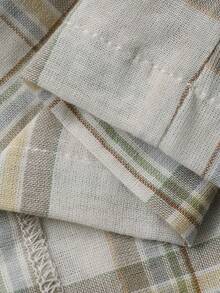 DAZY Toddler Boys' Plaid Short Sleeve Top & Pants Pajama Set - Apricot - View 7