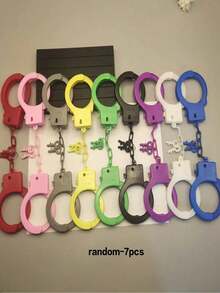 1-Piece Colorful Resin Handcuff Set - Perfect For Outdoor Play, Fun And Requires No Power Source - A Toy For Creating A Festive Atmosphere At Carnival Parties. - Multicolor - View 15