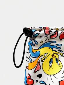 LOONEY TUNES X SHEIN Women's Cartoon Printed Pattern Convenient Handbag - cartoon - View 4