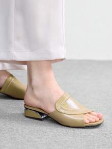 CUCCOO BIZCHIC Sandal Hak Tinggi Wanita Sepatu Musim Semi - Aprikot - View 5