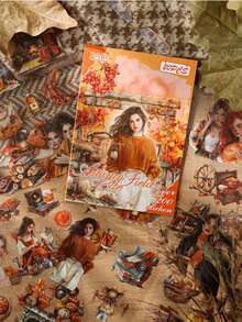 一套20张四季贴纸，适用于手账、大尺寸季节主题手账贴纸簿、成人剪贴簿材料、装饰艺术工艺品 - 多款 - 查看 7