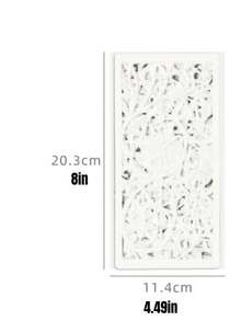 1 件装虚线和图像手绘报纸模板，镂空绘画，PET 镂空模板，喷漆，绘画模板 - 單件 - 查看 2