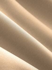 Franclia 优雅时尚印花衬衫和百褶中长裙两件套，适合叠穿或单穿，秋冬款 - 卡其色 - 查看 7