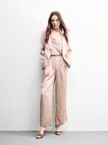 CUCCOO BIZCHIC Giày nữ mùa xuân hè mới, sandal cao gót hở mũi màu nâu có khóa kim loại, dép lê thời trang và thoải mái, đa năng, phù hợp cho công sở. - Cà phê - Xem 6