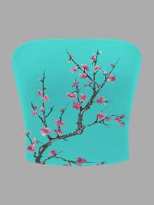 Glimmora 女士胸衣，舒适贴身，梅花图案设计，夏季畅销款式 - 彩色 - 查看 4