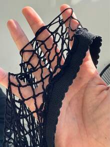 Swim SXY European & American Style Hollow Out Sexy High Waist Skinny Cropped Pants - Black - View 7