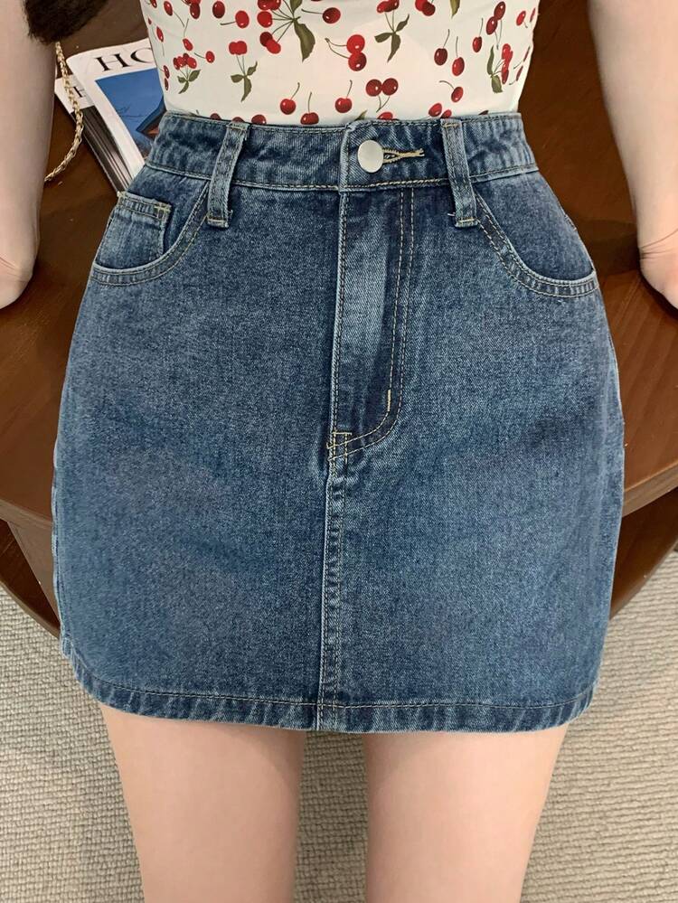 Women's Loose Casual Distressed Washed Denim Shorts, Stylish Design For Spring & Summer Vacation Jorts