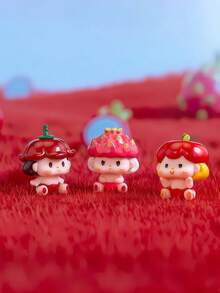 POKOJA LAND Cute Cloud And Mushroom Boxed Toys - Limited Edition Collection Of Mini Figures (10 Regular Models + 1 Hidden Model + 1 Chasing Model) | High-Quality ABS Plastic Material | Ideal Gift For Adults, Collectors, And Friends - Tide play blind box - View 8
