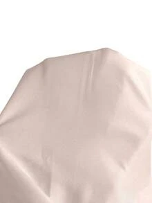 SHEIN EZwear Áo sơ mi nữ dài tay xếp ly màu trơn, đa năng, phù hợp mặc thường ngày và công sở, mùa xuân/thu. - Màu Hồng  San hô - Xem 7