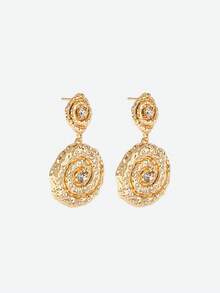 Opalesca Women's Earrings,Pearl/Crystal,18K Gold-Plated,Summer/Beach/Prom/Party/Holiday/Vacation,Engagement/Wedding/Promise - Gold - View 4