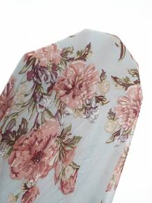 Elenzga 大码褶皱长袖休闲A字连衣裙，春夏百搭 - 彩色 - 查看 10