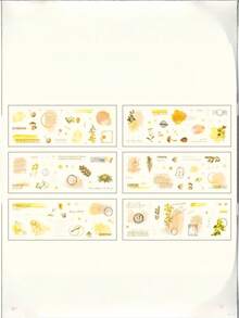 一套6张朱利安之梦创意贴纸，日记贴纸，宠物贴纸，胶片剪裁日记材料贴纸 - 套裝 - 查看 5