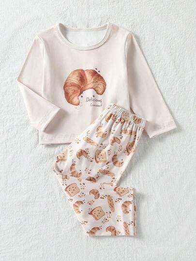 Infant/Toddler Boys' Soft Fleece Long Sleeve Top With Allover Print Matching Knit Scarf And Pants Set