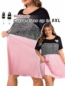 SHEIN CURVE+ CURVE PLUS /Ngày Valentine/Bộ jumpsuit cỡ lớn màu trơn, kiểu dáng ôm ngực, có dây đeo vai trong suốt, thiết kế hở lưng. - Nhiều màu - Xem 10