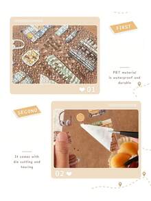 2 Sets Of 8 Pcs Travel Series Sticker Scrapbooking Supplies For Junk Journal - various - View 11