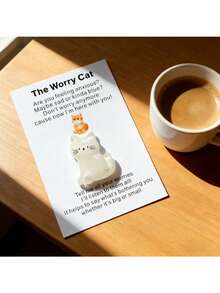 10-Piece Cartoon Pocket Hug & Encouragement Card Set | Heartwarming Cheer-Up Cards For Friends & Family - multicolor - View 3