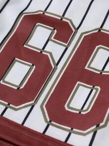 Manfinity Joysei Men's Knit Digital Print Tank Top Set, Fashionable For Daily Wear - Multicolor - View 4