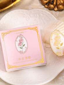 1 chiếc kẹp kim loại dập nổi với họa tiết hoa lá và mùa xuân, kẹp văn phòng phẩm, kẹp bìa hồ sơ, kẹp hóa đơn, kẹp sổ tay tự làm, kẹp đóng gáy. - Hoa trăng đang gió xuân - Xem 4