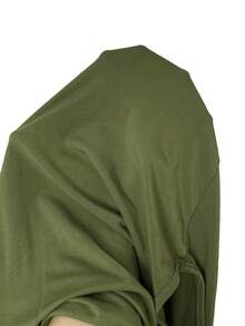 COSMINA 女士纯色金属装饰修身优雅时尚吊带衫 - 綠色 - 查看 7