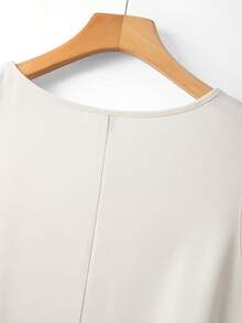 GlowEve CURVE Damen Businessanzug in Große Größen, 2-teiliges Set für Business-/Lässig-Anlässe - Aprikosenfarben - Übersicht 11