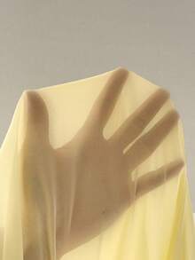 Roveilla Đầm maxi dài tay có lớp lót, chất liệu chiffon mỏng nhẹ, thanh lịch dành cho nữ, thích hợp đi làm, đi nghỉ mát, dự tiệc trà chiều, kiểu dáng lãng mạn, cổ chữ V, eo chéo, đính kim loại, phù hợp cho mùa xuân/hè. - Màu vàng - Xem 9