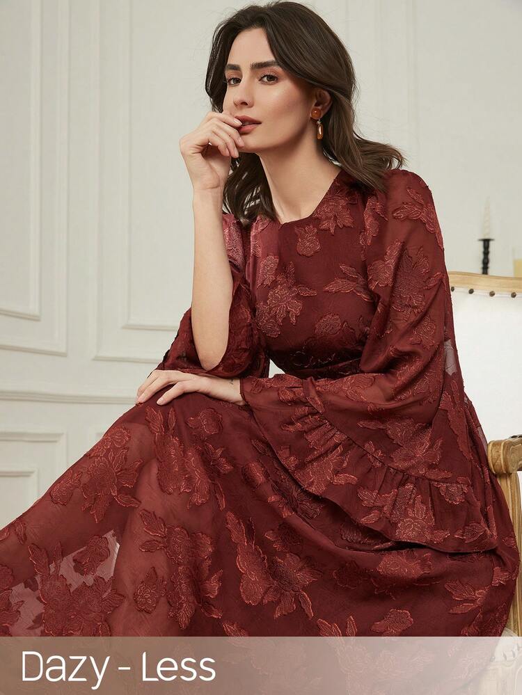 Women's Elegant Long Dress, Suitable For Spring/Summer, Valentine's Day, Wedding, Party, Formal Occasion, Slim Fit, Commuting Sundress