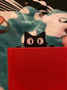 可爱的黑猫头爪书签 - PLA材质，是送给爱猫人士、女性、学生、教师、读者和书籍爱好者的完美礼物，非常适合学校、家庭和书虫使用，也是猫咪饰品。 - 彩色 - 查看 3