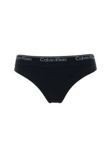 Calvin Klein Women's Thong - Black - View 1