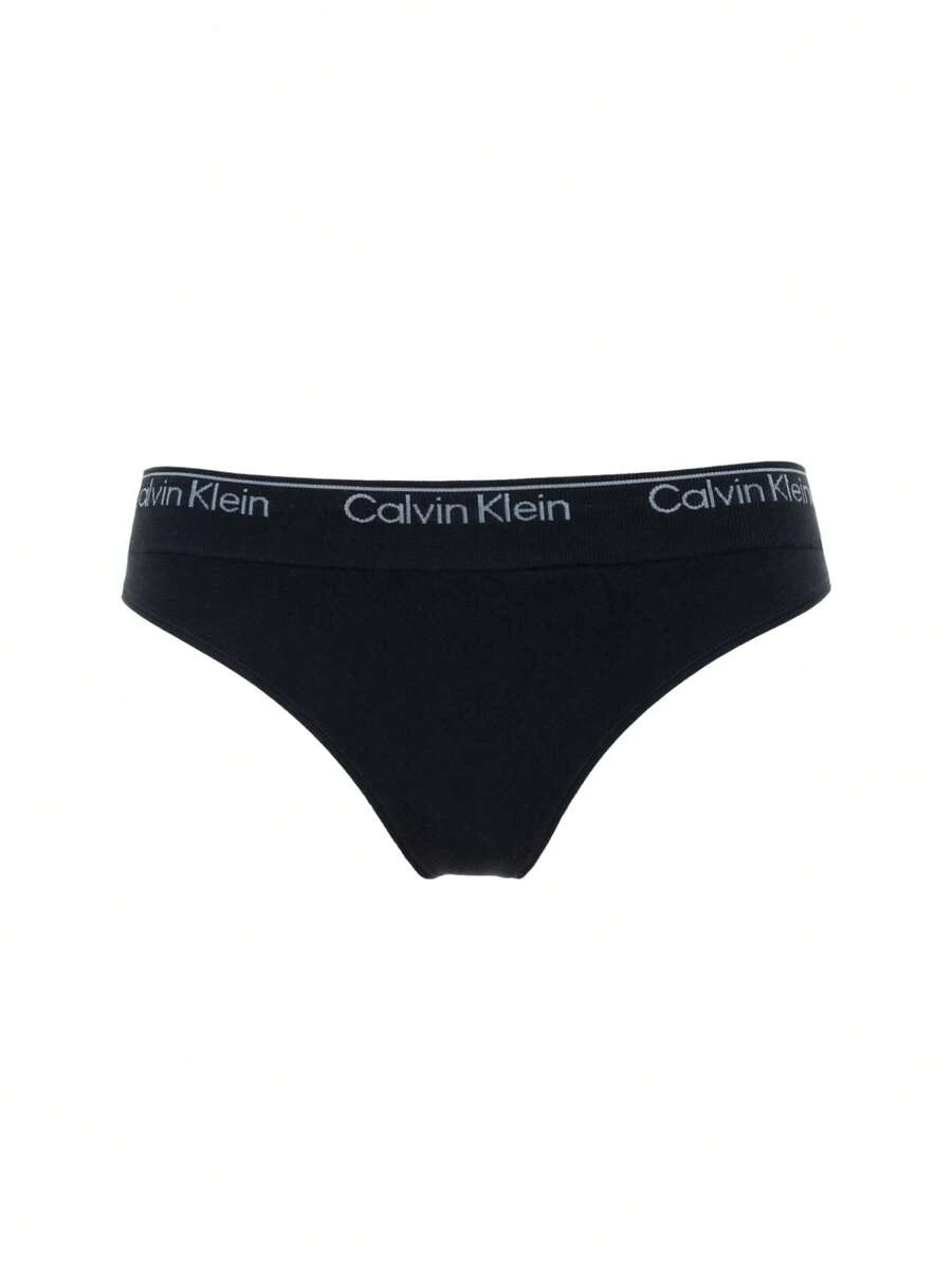 Calvin Klein Women's Thong - Black - View 1